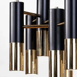 Lampa wisząca czarno-złota ORINO