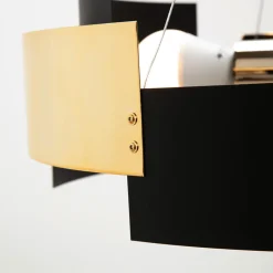 Lampa wisząca czarno-złota TORI