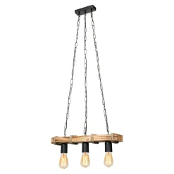 Lampa wisząca drewniana LAGUN III