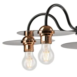 Lampa wisząca industrialna czarna ALICE 5