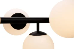 Lampa wisząca kule czarna MEFISTO 8