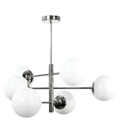 Lampa wisząca kule 6-punktowa chrom AURORA