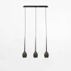 Lampa wisząca listwa czarna FIORE III