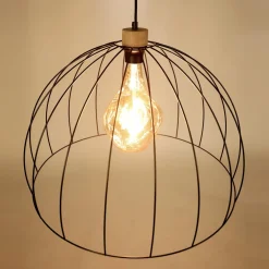 Lampa wisząca loftowa czarna NERO I 57 cm