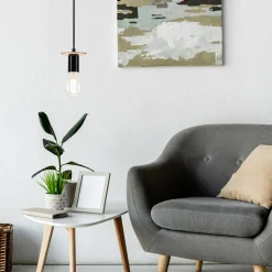 Lampa wisząca modern czarna ANGELINA