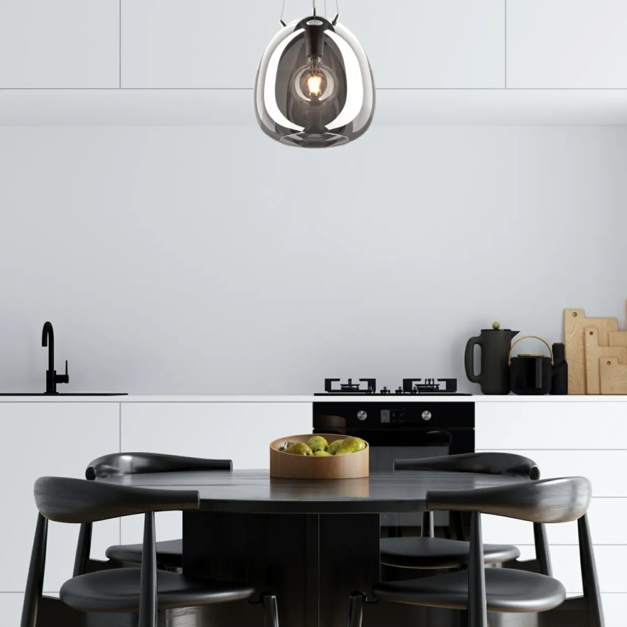 Lampa wisząca MOON P19066B-D30