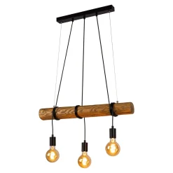 Lampa wisząca na drewnianej belce DULCE