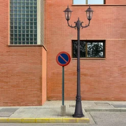 Lampa zewnętrzna outdoor 2-ramienna czarna STANDARD