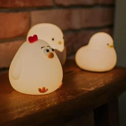 Lampka nocna LED MARY'S biała KURA