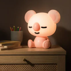 Lampka nocna LED różowa KOALA