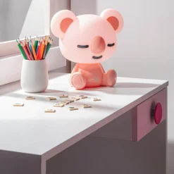 Lampka nocna LED różowa KOALA