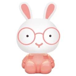 Lampka nocna LED różowa KRÓLIK