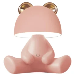 Lampka nocna LED różowa MIŚ