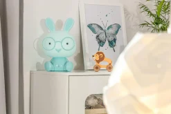 Lampka nocna niebieska LED KRÓLIK