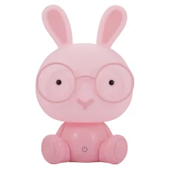 Lampka nocna różowa LED KRÓLIK
