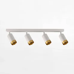 Listwa ARRAS 4 reflektory biała złota