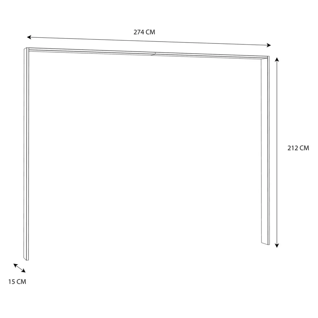 Listwa okalająca do szaf LUANO