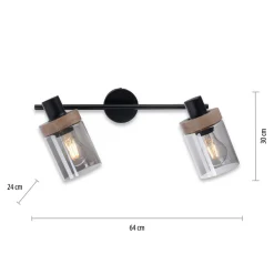 Listwa oświetleniowa 2-punktowa PASQUAL