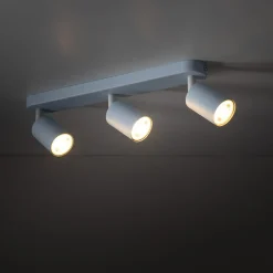 Listwa podwieszana 3 reflektory niebieska LIVIA