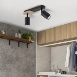 Listwa podwieszana rustykalna 2 spoty COVER WOOD