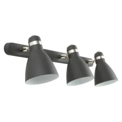 Listwa 3-punktowa czarna niklowana DELTA