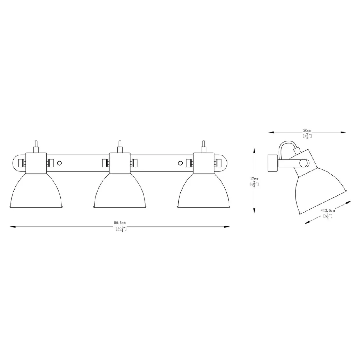 Listwa 3-punktowa czarno-złota DELTA