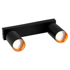 Listwa reflektor 2-punktowy czarno-złoty MARIBEL II