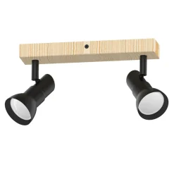 Listwa reflektor 3-punktowy czarny TRIEST