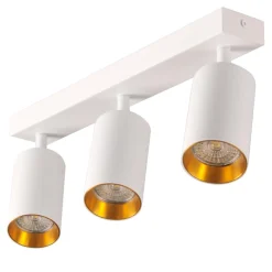 Listwa reflektor 3-punktowy biało-złoty MARIBEL III
