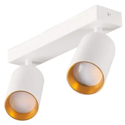 Listwa reflektor 2-punktowy biało-złoty MARIBEL II