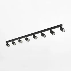 Listwa sufitowa 8 spotów czarna TOP