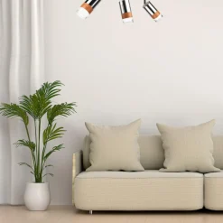 Listwa z 3 reflektorkami regulowana chrom AURORA