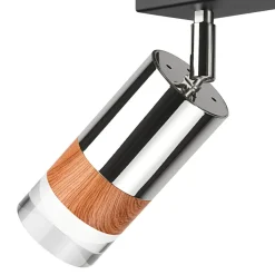 Listwa z 3 reflektorkami regulowana chrom AURORA