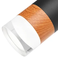 Listwa z 3 reflektorkami regulowana czarna AURORA