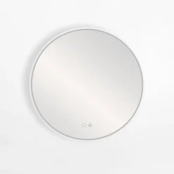 Lustro łazienkowe podgrzewane z oświetleniem LED 60 cm