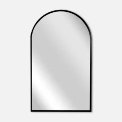 Lustro łazienkowe łuk czarne TORRE 60x100