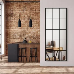 Lustro do przedpokoju loftowe WILLIAM 60x150 cm