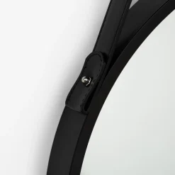 Lustro na pasku czarne 45,3 cm