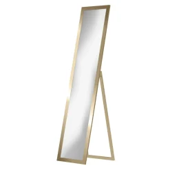 Lustro stojące w złotej ramie SLIM 40x160 cm