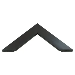 Lustro w czarnej ramie SLIM mat 67,5x127,5 cm