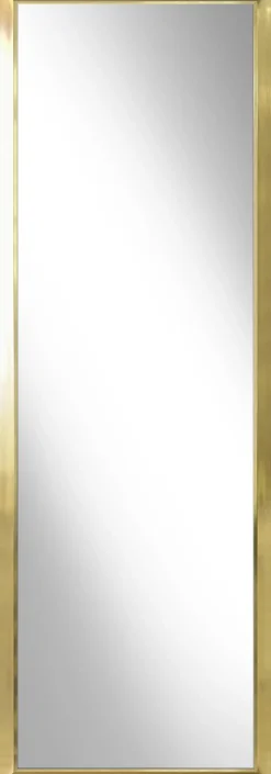 Lustro w złotej ramie ALPI 68x178 cm