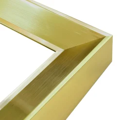 Lustro w złotej ramie ALPI 68x178 cm