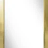Lustro w złotej ramie ALPI 48x138 cm