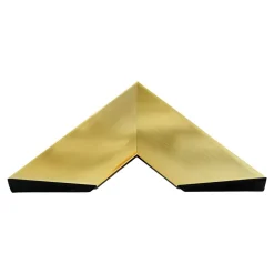 Lustro w złotej ramie MILANO 54x144 cm