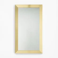 Lustro w złotej ramie MILANO 74x134 cm