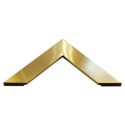 Lustro w złotej ramie SLIM 47,5x107,5 cm