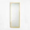 Lustro w złotej ramie SLIM 67,5x177,5 cm