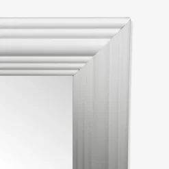 Lustro wiszące białej 30x120 cm