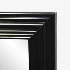 Lustro wiszące czarne 30x120 cm