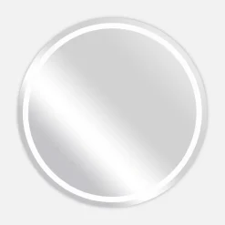 Lustro z oświetleniem LED okrągłe MILA PLUS 70 cm